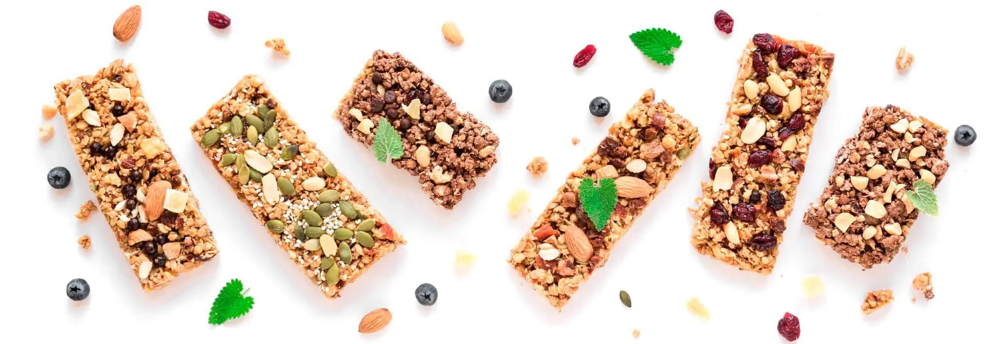 Homemade healthy snack-granola vegan protein bars