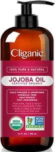 USDA Organic Jojoba Oil 16 oz with Pump