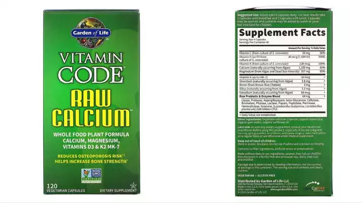 Garden of Life Raw Calcium Supplement