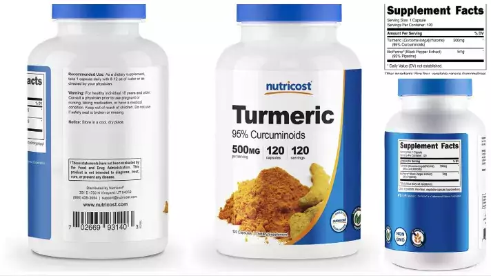 Nutricost Turmeric Curcumin