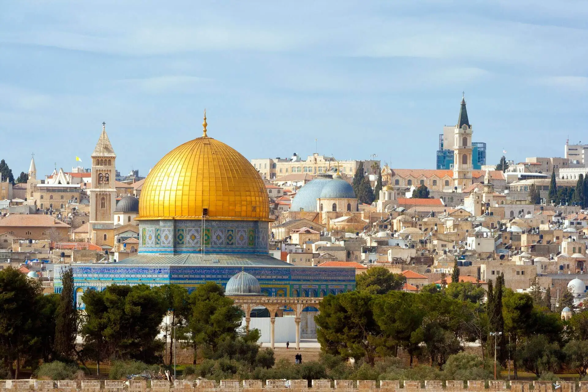 Israel - The Dome of the Rock on the temple mount in Jerusalem