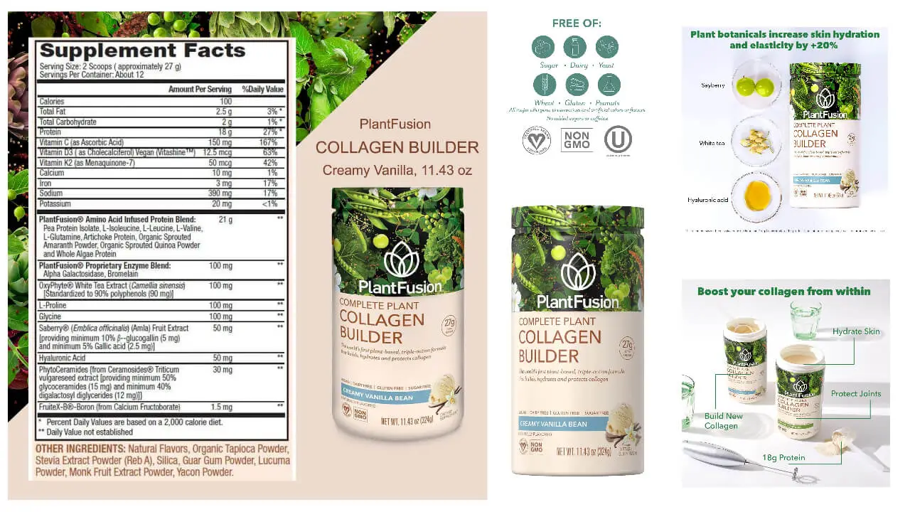 Complete Plant Collagen Builder by PlantFusion